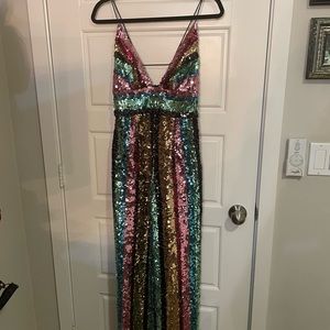 Free People Margarita Sequin Jumpsuit
